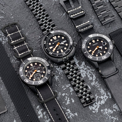 PVD塗層與DLC塗層，哪個最適合暗黑風格的手錶款式？｜太空人錶帶教學