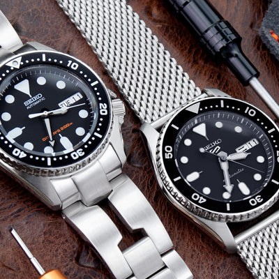 SKX013 和 SRPK29的對決：解讀兩款標誌性的38mm Seiko精工腕錶的基因！
