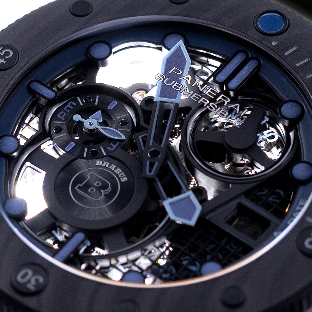 Panerai沛納海 Submersible S Brabus Editions 推出首款鏤空自動機械運動款式