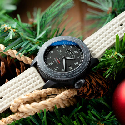 創新與風格的結合：IWC萬國錶 飛行員系列世界時區TOP GUN海軍空戰部隊CERATANIUM®（瓷化鈦金屬）腕錶