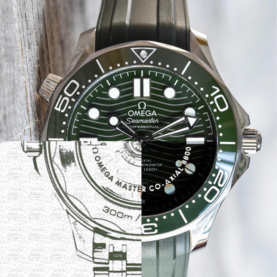 OMEGA歐米茄海馬系列深綠色腕錶，是您手腕上完美的綠色閃光亮點！