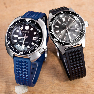 復古潮流的新趨勢，CHAFFLE鬆餅潛水款橡膠錶帶