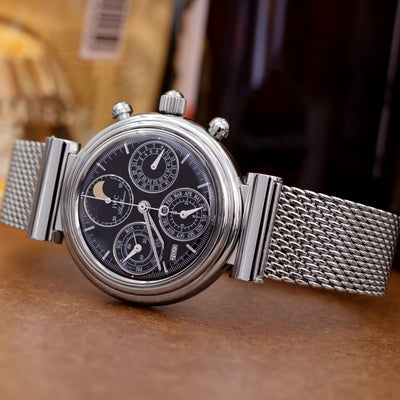 永恆經典腕錶的代表 - IWC萬國錶 達文西萬年曆計時腕錶（型號3750）