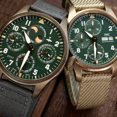 兩款特別的青銅系列腕錶 - IWC萬國錶 噴火戰機飛行員手錶 IW387902 和 IW503601！