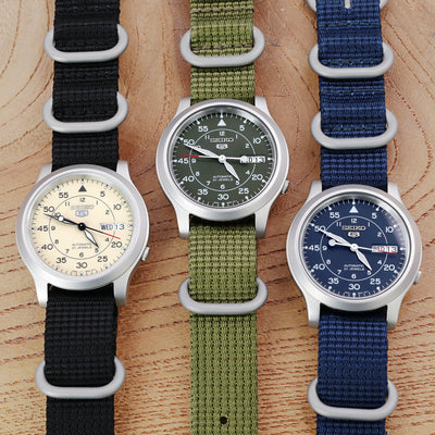 SEIKO 精工5號 SNZG 和 SNK 最實惠的高CP值軍用手錶！