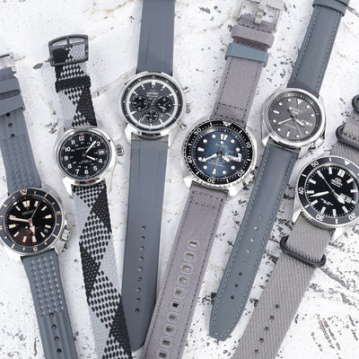 簡約灰色風格的錶帶系列，大家會喜歡這種配搭嗎～？