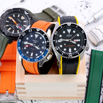 StrapXPro - 終極橡膠錶帶，點亮您的SEIKO精工腕錶！
