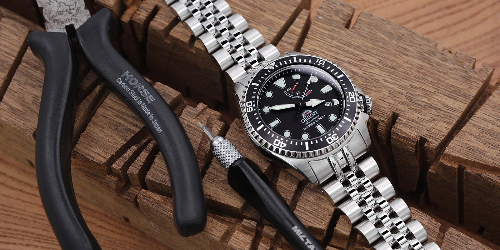 Orient 東方錶200m潛水錶 動力顯示 Triton 專用錶帶