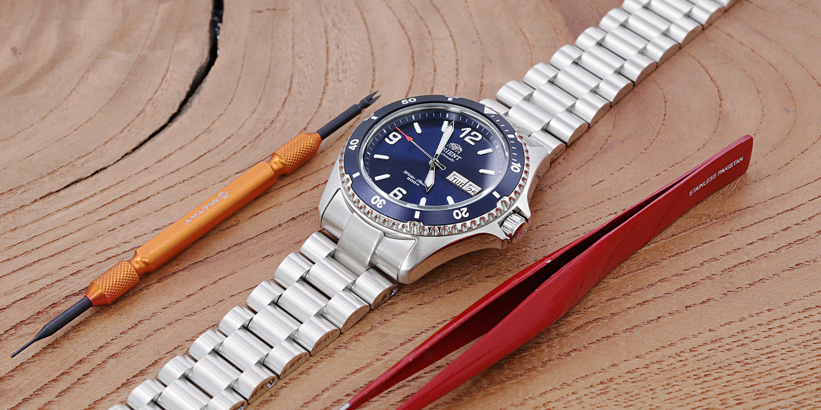 Orient 東方錶200m潛水錶 Mako II 或 Ray II 專用錶帶