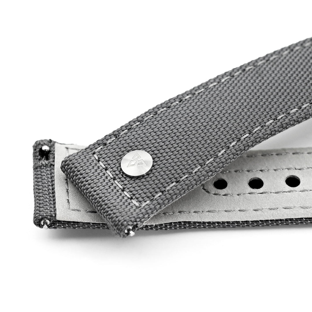 The AAF Parkerized Grey Strap by HAVESTON Straps | 20mm Strapcode watch bands