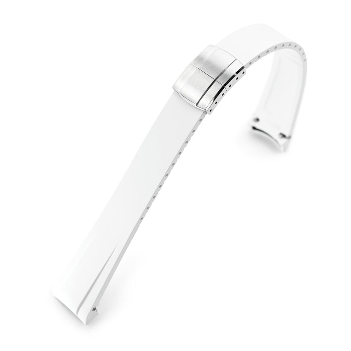 20mm FKM31 白色橡膠快拆錶帶 適用TUD 39mm碧灣58系列｜太空人錶帶