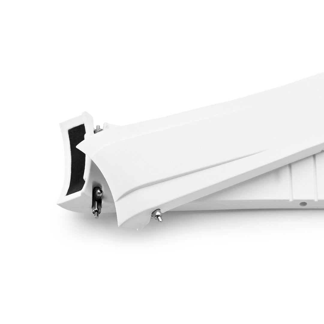 20mm FKM31 Off White Rubber Quick Release Watch Band for TUD BB58 Strapcode watch bands