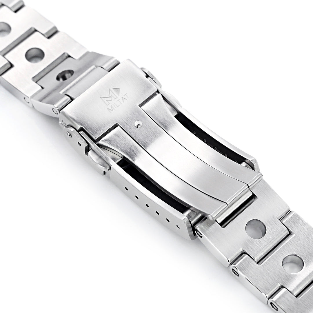 SEIKO 精工復刻海龜 SRP777 SRP775 SRPA21 (PADI) 代用鋼錶帶 圓環賽車款 不鏽鋼 V形潛水扣專用帶