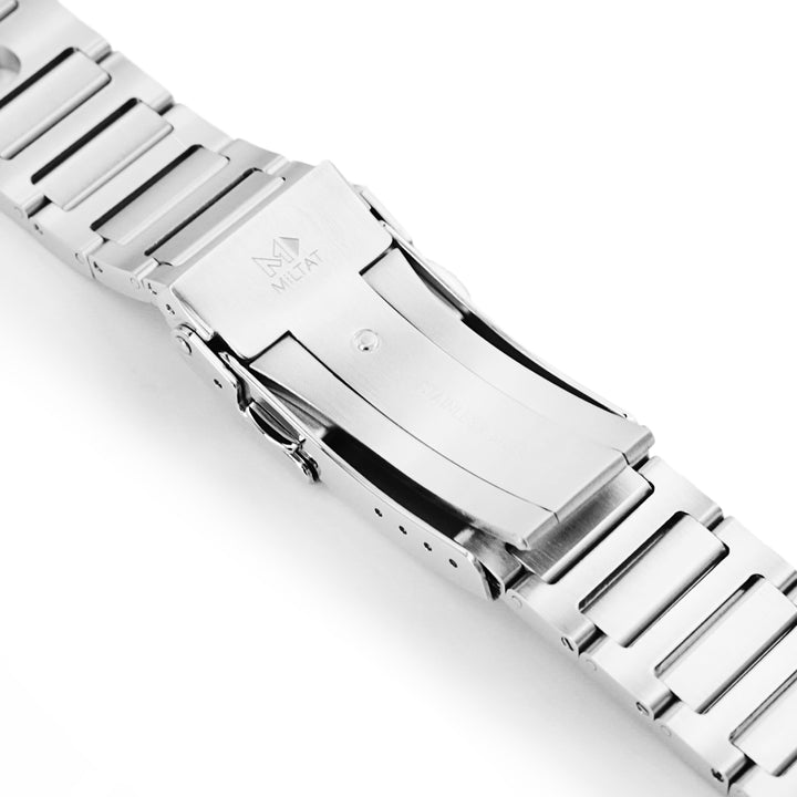 SEIKO 5 精工5號次世代重生 SRPD51 SRPD55 SBSA003 代用錶帶 圓環賽車款II 不鏽鋼 Baton潛水扣專用帶