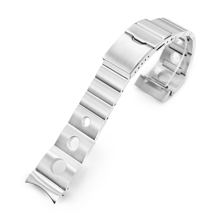 SEIKO 5 精工5號運動型 5KX GMT 系列 SSK001 SSK003 SBSC003 代用錶帶 圓環賽車款II 不鏽鋼 Baton潛水扣專用帶