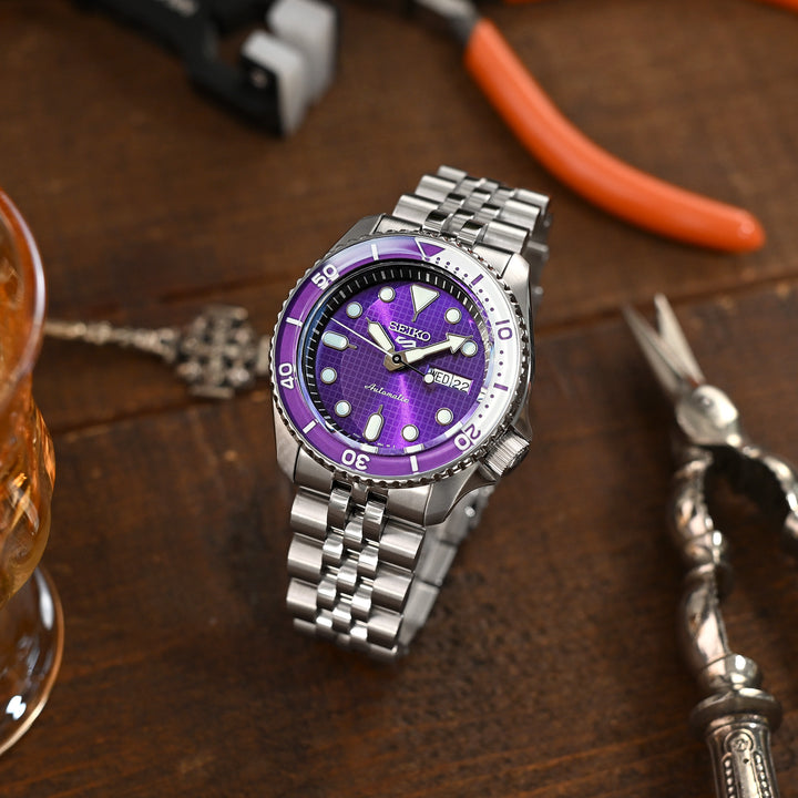 SEIKO 5 精工5號次世代重生 SRPD51 SRPD55 SBSA003 代用錶帶 安哥斯五珠 不鏽鋼 V形潛水扣專用帶