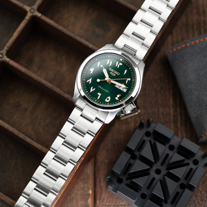 SEIKO 5 精工5號 Sports 機械自動上鍊40mm水鬼 SRPE51 SRPE53 SRPG35 代用錶帶 超級3D三板式 不鏽鋼 V形潛水扣專用帶