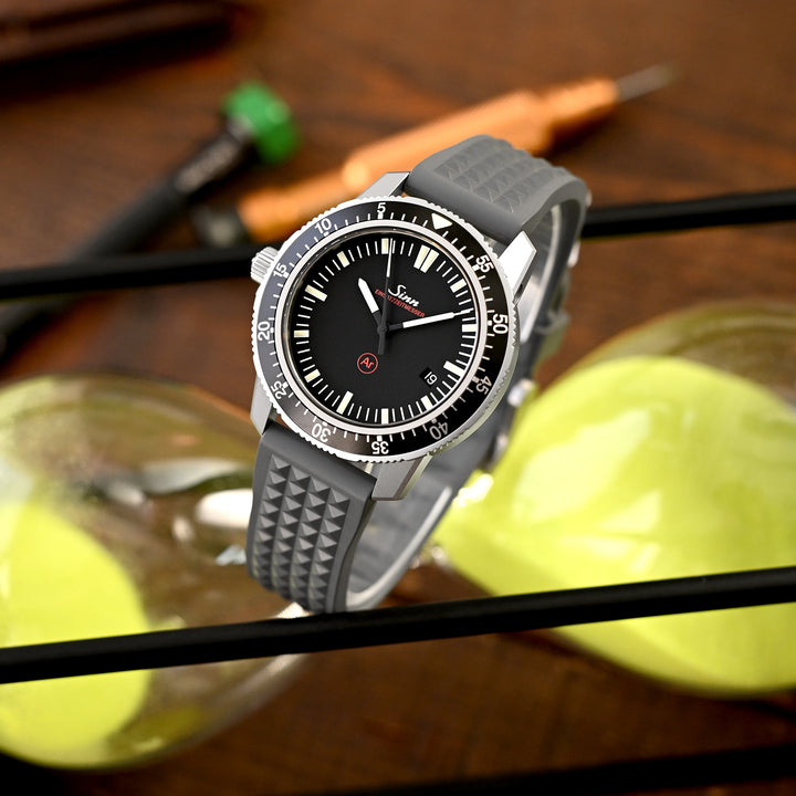 軍灰色 Chaffle 鬆餅橡膠錶帶潛水款22mm 或20mm