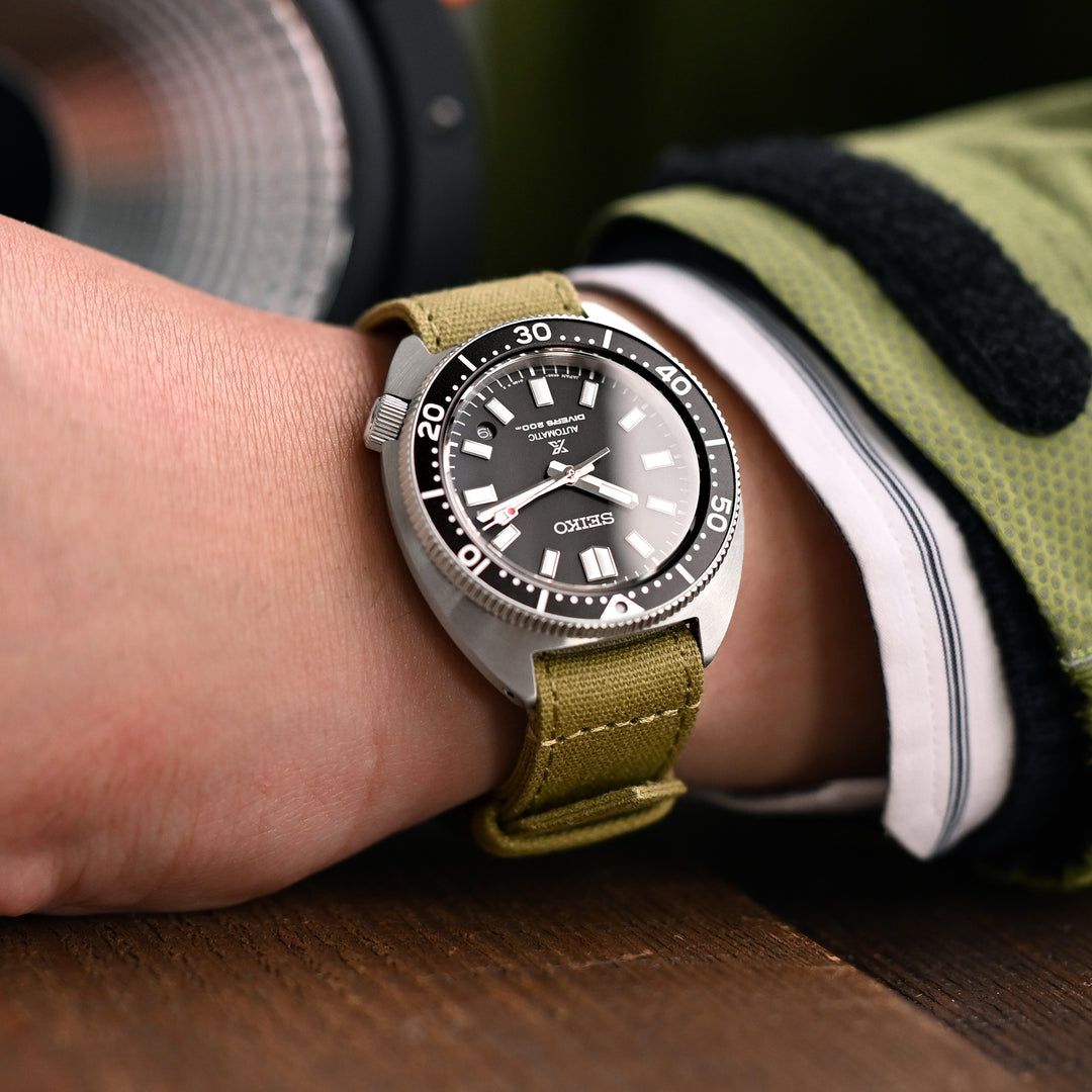 英國 HAVESTON 20mm The M-1943C Canvas 重織棉帆布錶帶