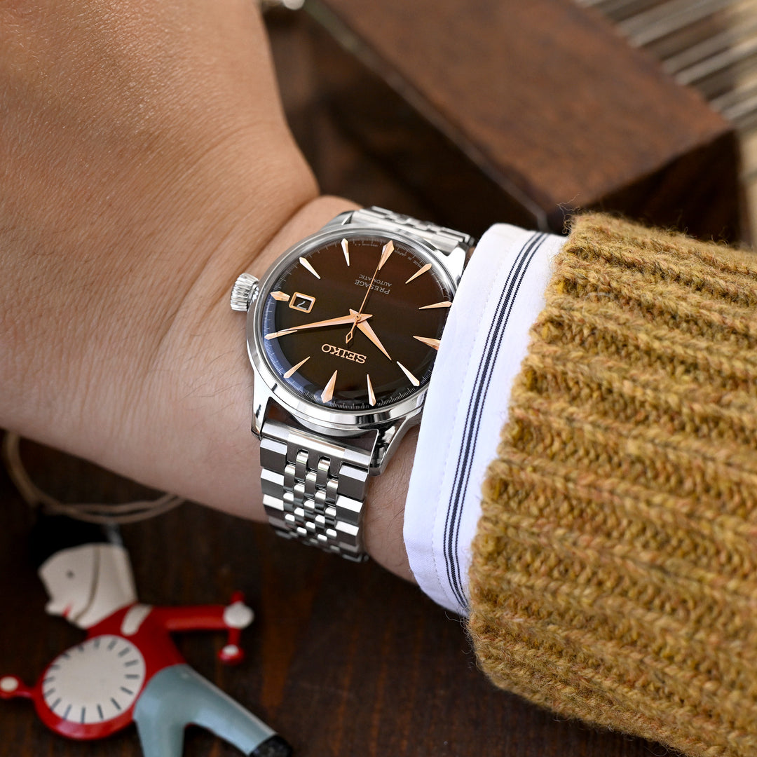 快拆鋼錶帶 19mm, 20mm 小行星QR 鋼錶帶 拉砂 不鏽鋼代用錶帶 V扣雙鎖式潛水錶扣