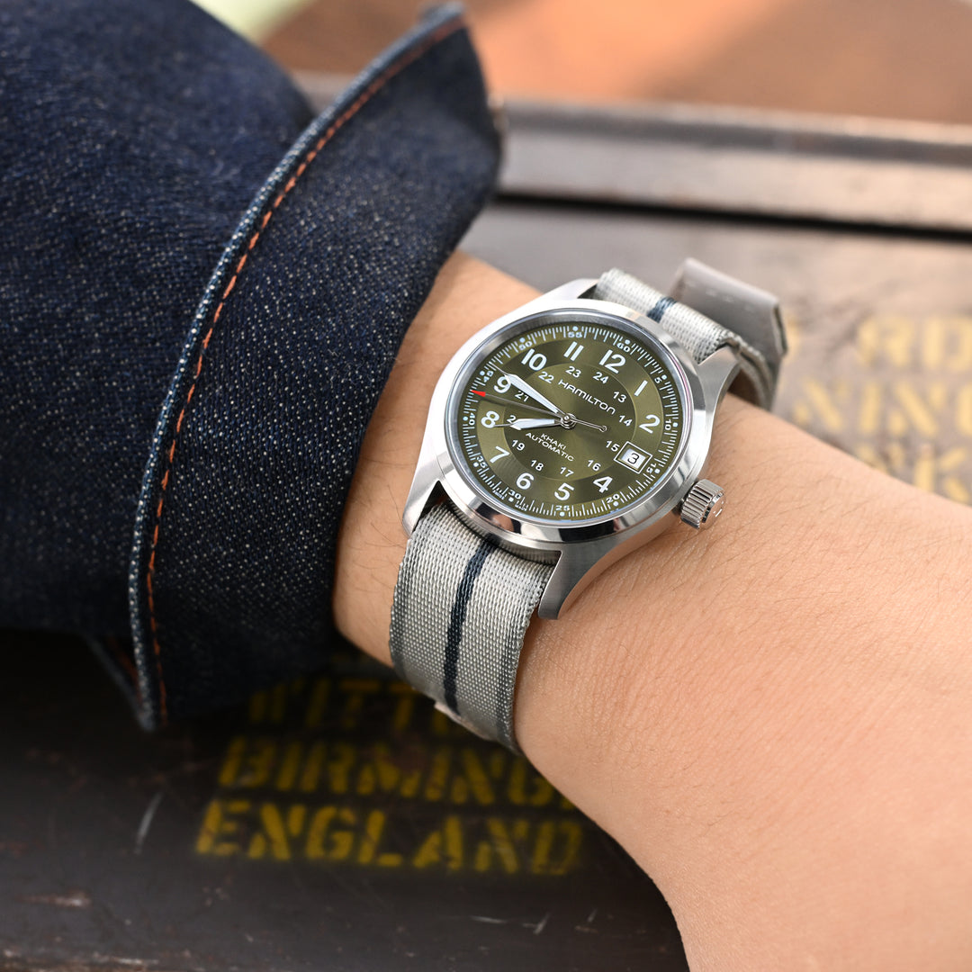 英國 HAVESTON 20mm或22mm 美國海軍迷彩方案"Measure-22" M-22 B 混合灰色尼龍錶帶