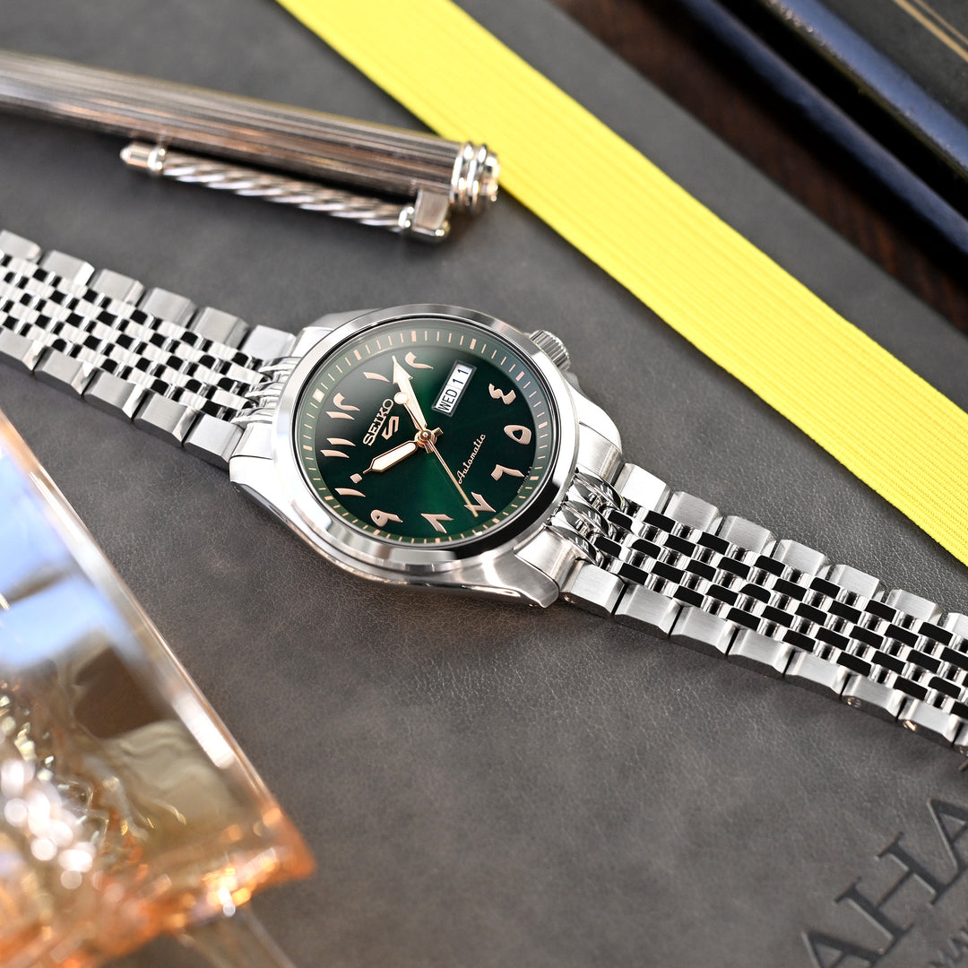 SEIKO 5 精工5號 Sports 機械自動上鍊40mm水鬼 SRPE51 SRPE53 SRPG35 代用錶帶 小行星鋼錶帶 不鏽鋼 V形潛水扣 中間拋光版