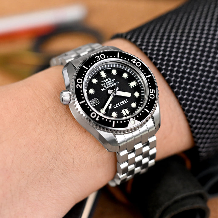 SEIKO 精工 MM300 大MM機械錶 SBDX001 SBDX017 SBDX023 代用錶帶 超級工程師II 不鏽鋼 V形潛水扣專用帶