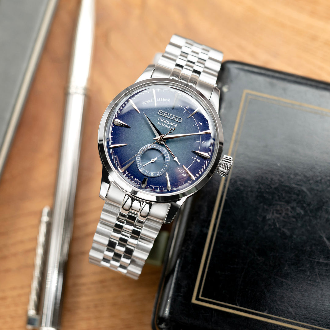 SEIKO 精工雞尾酒系列 SRPB41 SSA345 SSA341 代用錶帶 安哥斯五珠 不鏽鋼 V形潛水扣專用帶