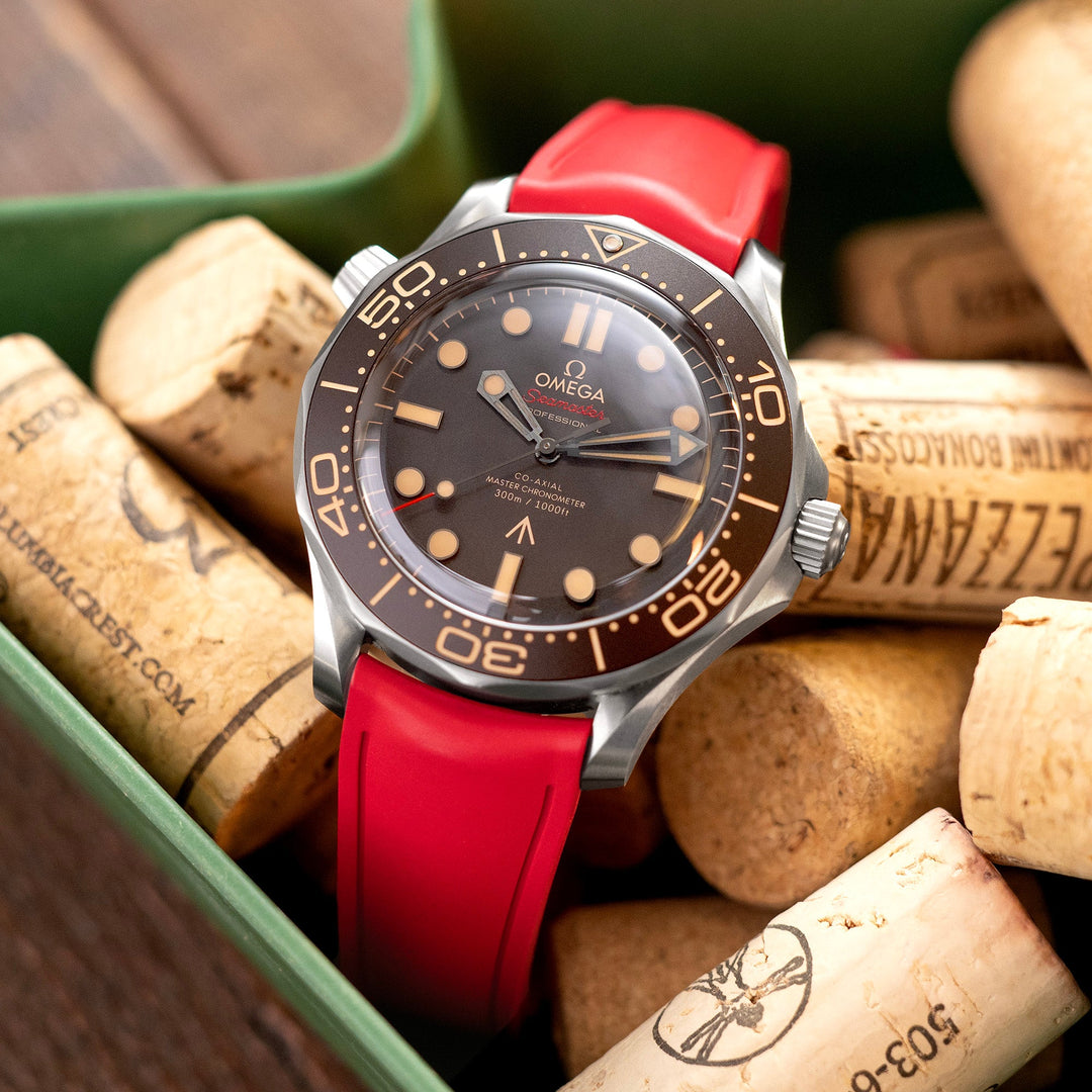 James Bond 007 - No Time To Die Omega Seamaster 300M CO?AXIAL 007 Edition Strapcode watch bands