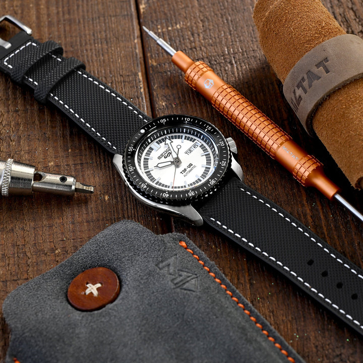 Seiko 5 Sports 55th Anniversary Ultraseven SRPJ79 Limited Edition Strapcode watch bands