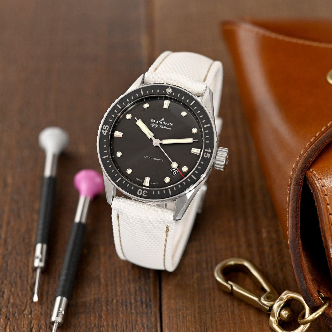 Blancpain Fifty Fathoms Bathyscaphe 5000.110.70B Strapcode Watch Bands