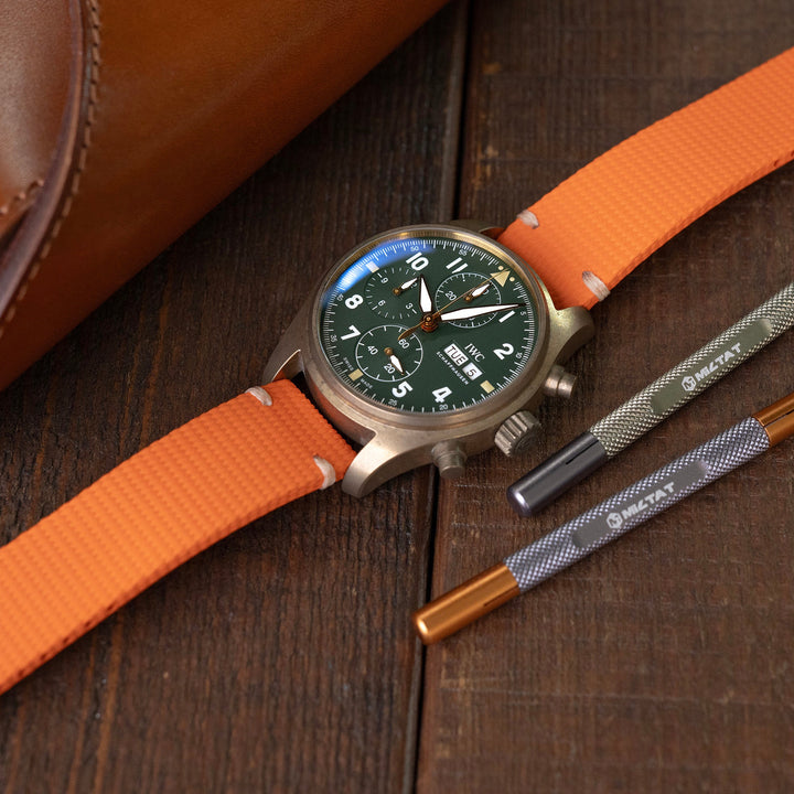 IWC Pilot Spitfire Chronograph Bronze Strapcode watch bands