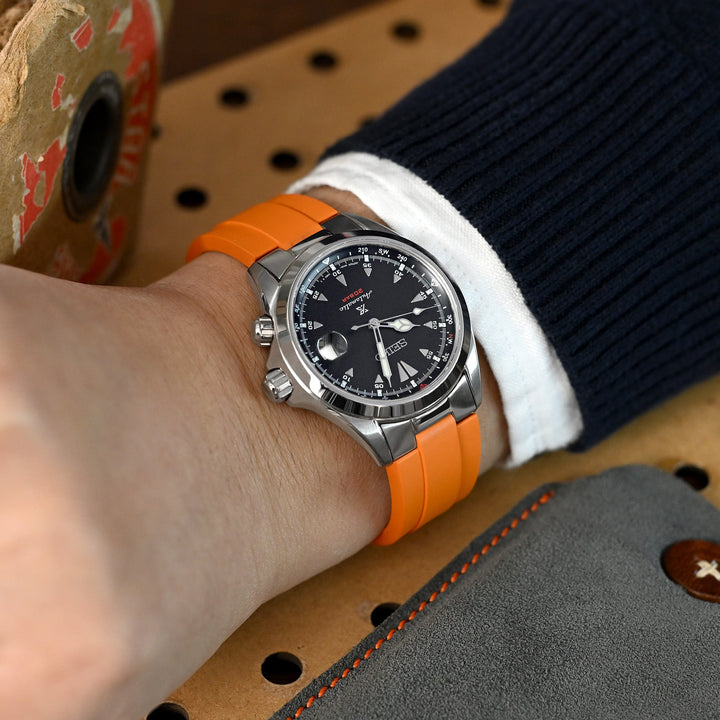 Seiko Prospex Black Alpinist SPB117J1 Strapcode watch bands