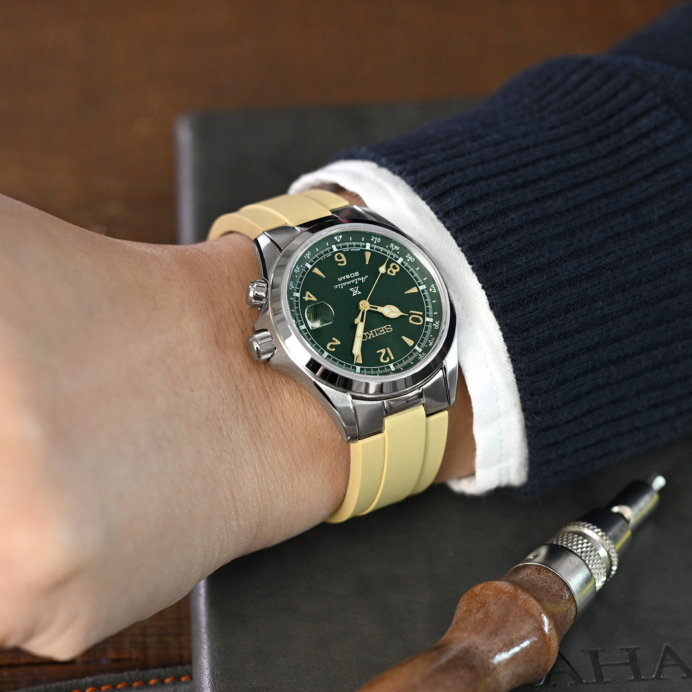 Seiko Prospex Green Alpinist SPB121J1 Strapcode watch bands