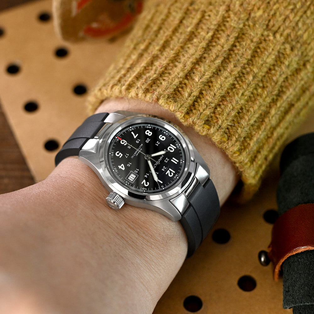 Hamilton Khaki Field Automatic 38mm Men Watch H70455733 Strapcode watch bands