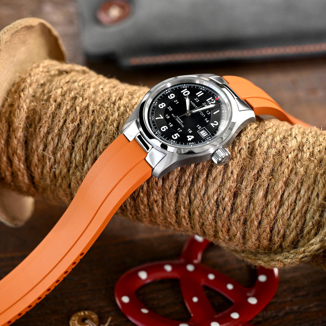 Hamilton Khaki Field Automatic 38mm Men Watch H70455733 Strapcode watch bands