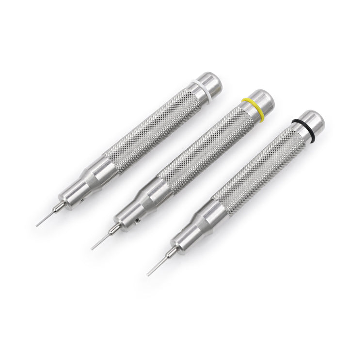 修錶工具 - 這款多用途 針沖 - 錶帶打栓器，一式三款尺寸 : 針沖直徑 0.6mm、0.8mm、1.0mm