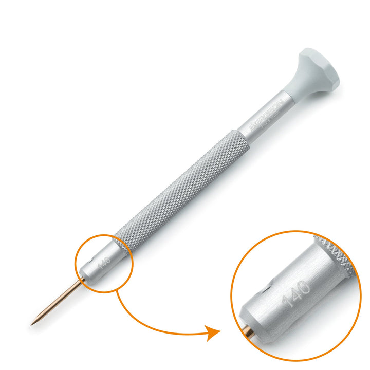 瑞士Bergeon 31081 防磁性一字螺絲刀，1.40mm或1.60mm，用於調節鋼錶帶長度｜太空人錶帶