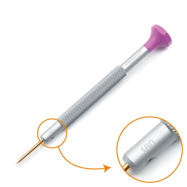 Swiss Bergeon 31081 Anti-Magnetic Screwdriver with Slotted Blade