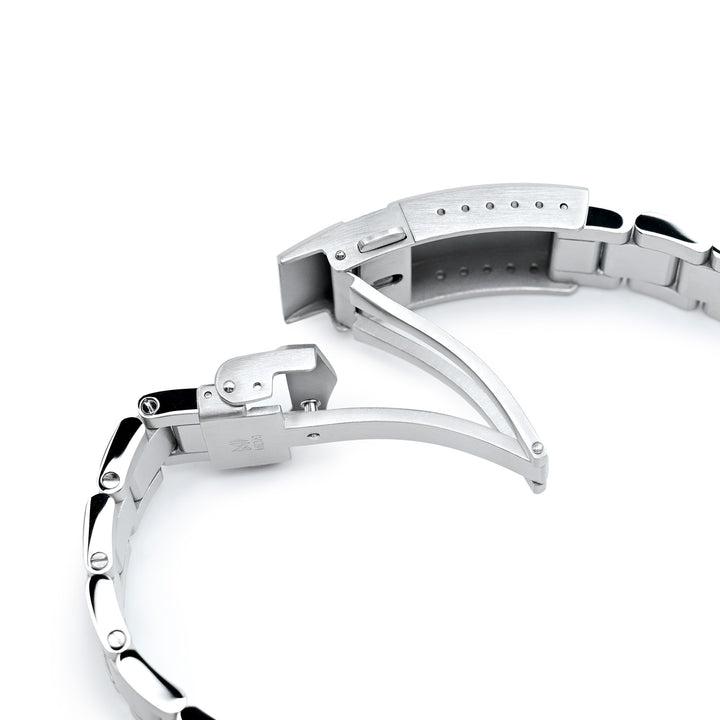 SEIKO 精工 Speed Timer 太陽能計時碼錶 SSC813 SSC815 SSC817 代用錶帶 超級3D三板式 不鏽鋼 V形潛水扣專用帶