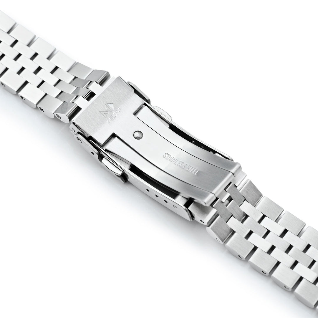 20mm Super-JUB II for Orient Mako 40 Baton Diver Clasp Brushed Strapcode Watch Bands