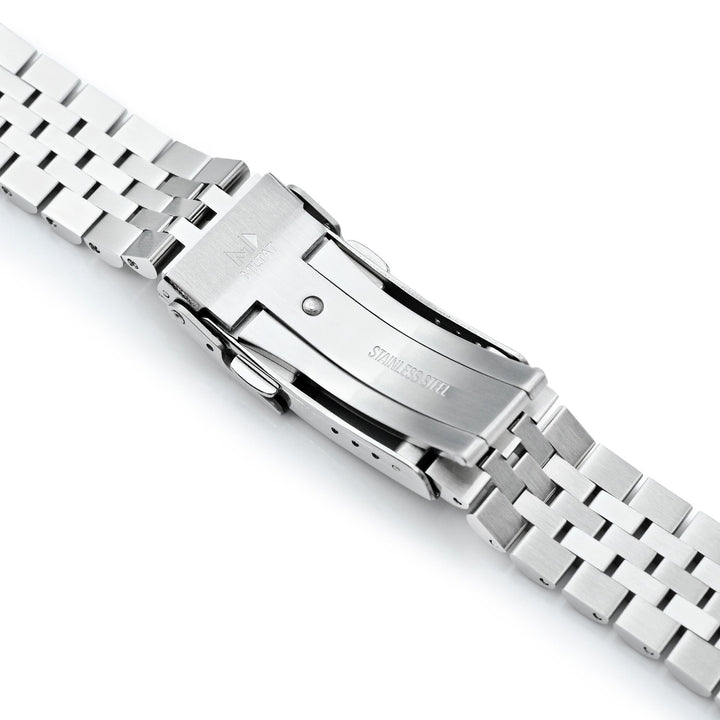 20mm Super-JUB II for Orient Mako 40 Baton Diver Clasp Brushed Strapcode Watch Bands