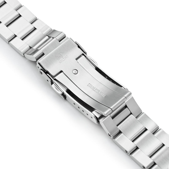 20mm Super-O Boyer for Orient Mako 40 Baton Diver Clasp Brushed Strapcode Watch Bands