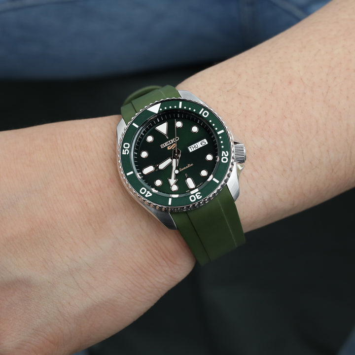 Seiko 5 Sports SRPD63K1/ SBSA013 Green Sports Style new Cal. 4R36