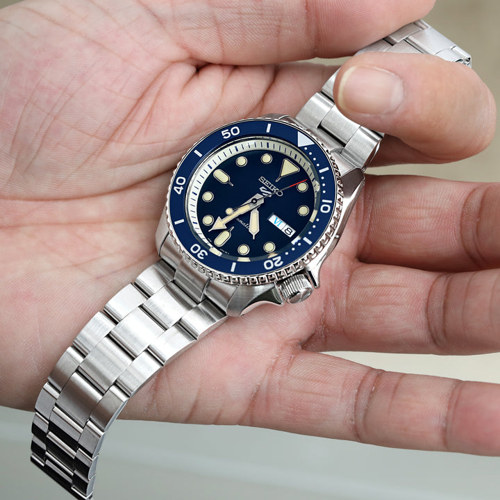 SEIKO 5 精工5號次世代重生 SRPD51 SRPD55 SBSA003 代用錶帶 超級3D三板式 不鏽鋼 棘齒潛水扣專用帶