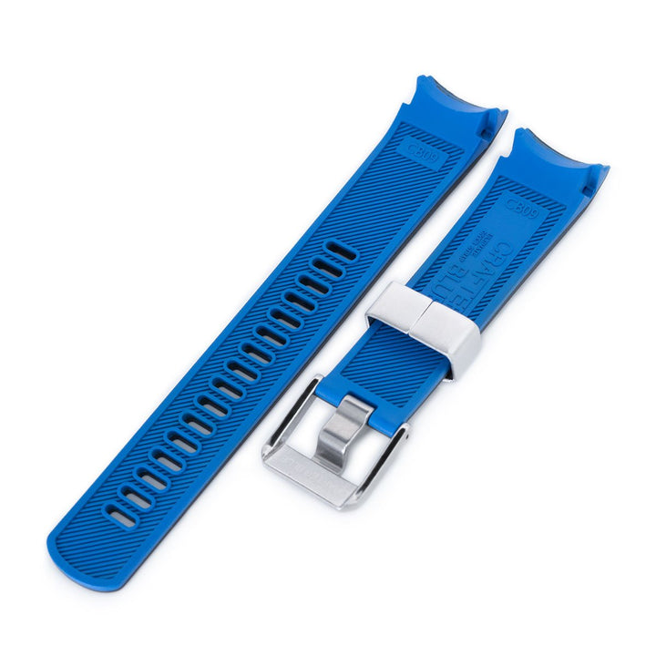Seiko Samurai SRPB51 Crafter Blue BK/BL Rubber Straps | Strapcode