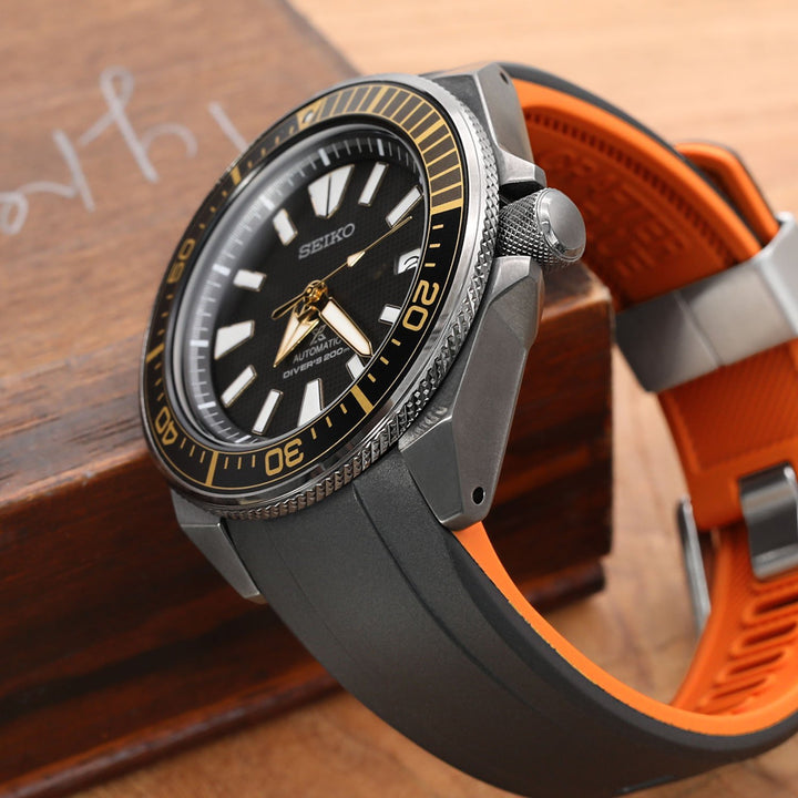 Seiko Samurai Prospex Automatic Dive Watch SRPB55K1 PVD Black
