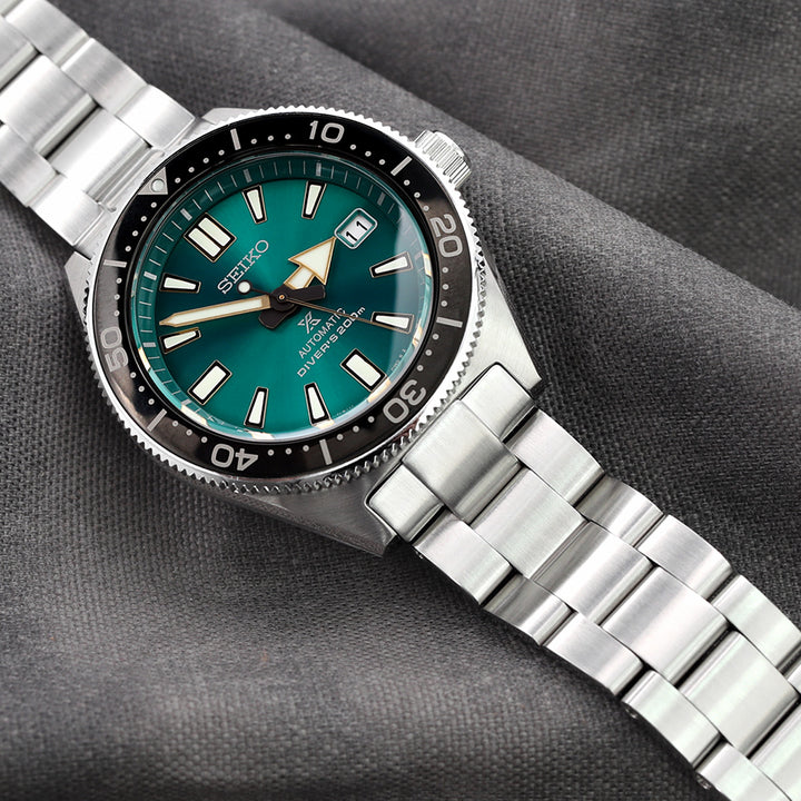 SEIKO 精工現代復刻62MAS SBDC051 SBDC053 SBDC055 代用錶帶 超級3D三板式 不鏽鋼 V形潛水扣專用帶