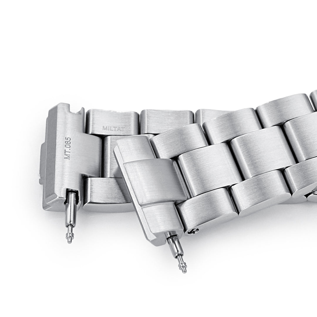 SEIKO 精工現代復刻62MAS SBDC051 SBDC053 SBDC055 代用錶帶 超級3D三板式 不鏽鋼 V形潛水扣專用帶