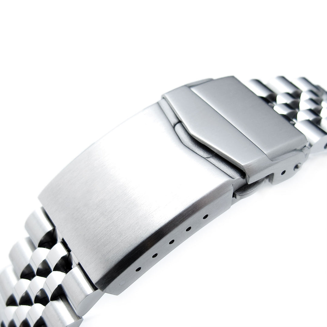 SEIKO精工水鬼SKX013專用代用帶新3D實心五珠 不鏽鋼拉砂V形潛水扣 錶帶